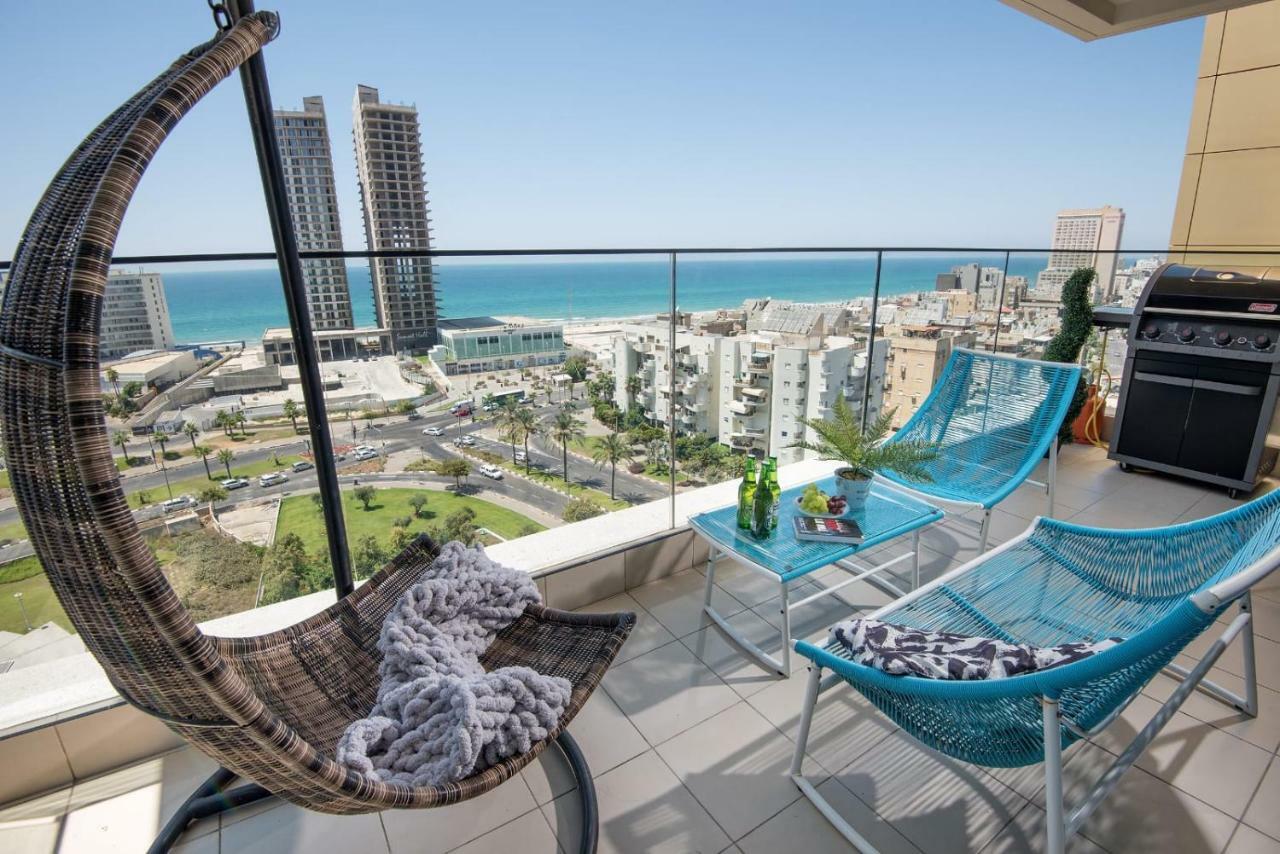 Bat Yam Luxery 5Br Sea View Suite Dış mekan fotoğraf