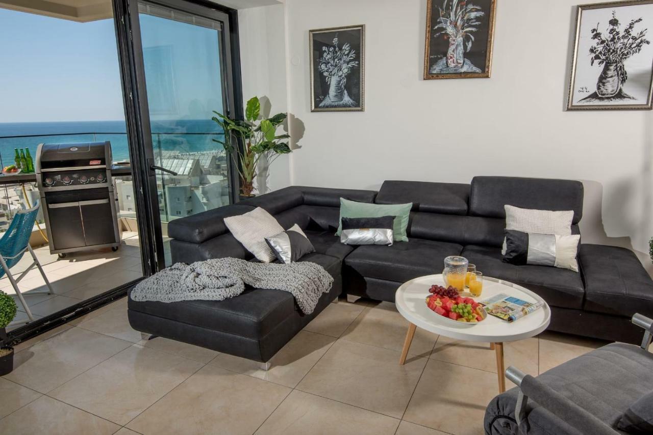 Bat Yam Luxery 5Br Sea View Suite Dış mekan fotoğraf