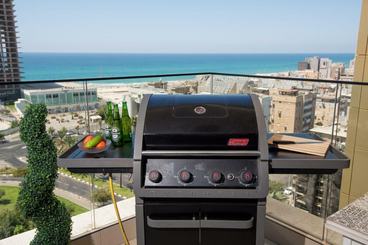 Bat Yam Luxery 5Br Sea View Suite Dış mekan fotoğraf