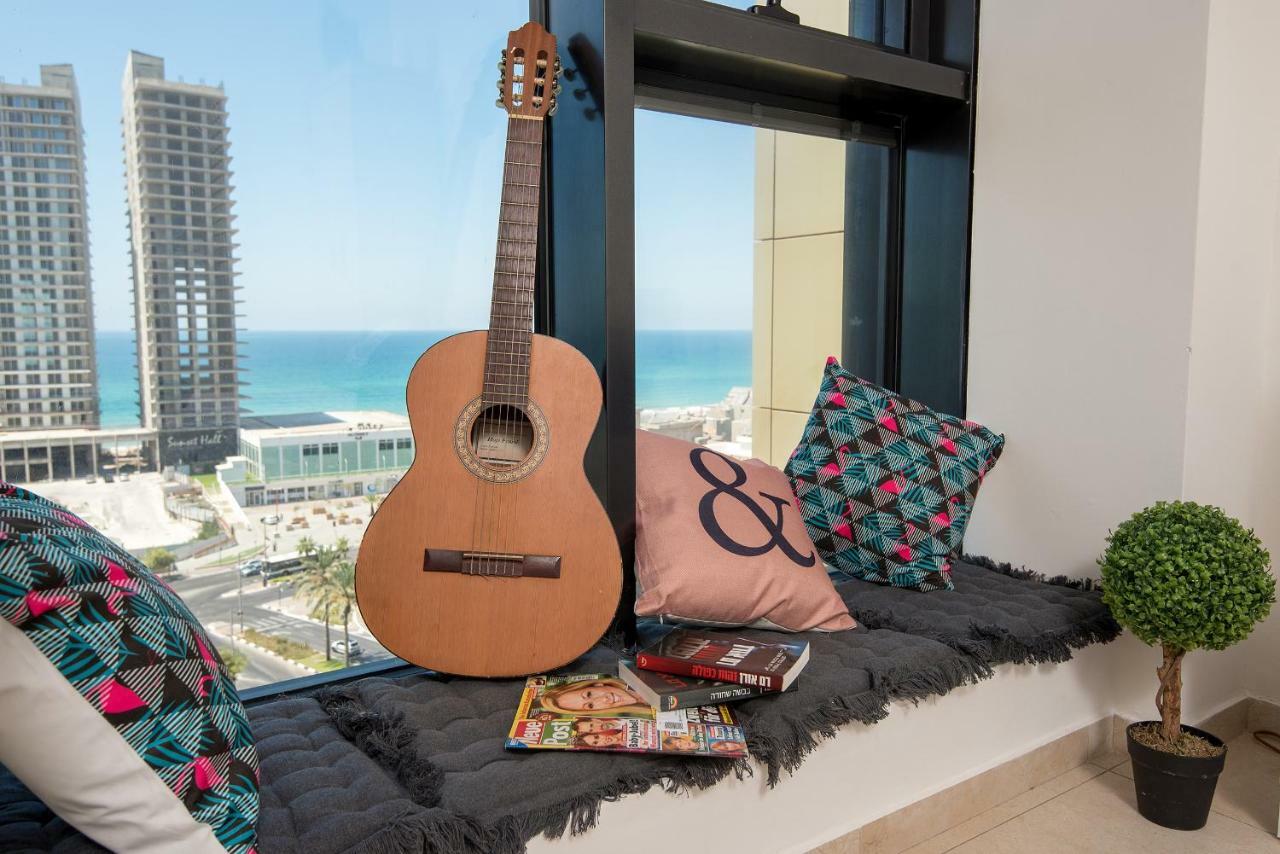 Bat Yam Luxery 5Br Sea View Suite Dış mekan fotoğraf