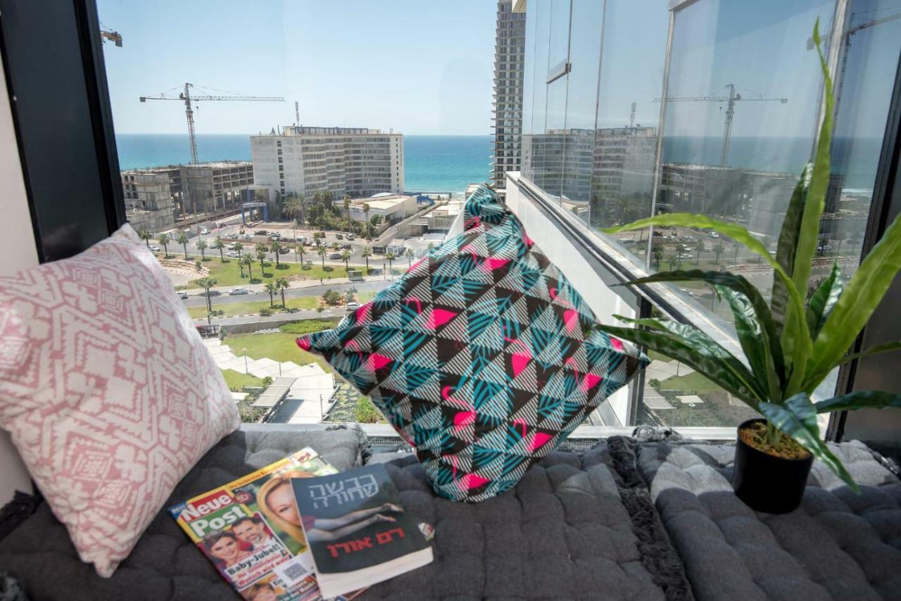 Bat Yam Luxery 5Br Sea View Suite Dış mekan fotoğraf