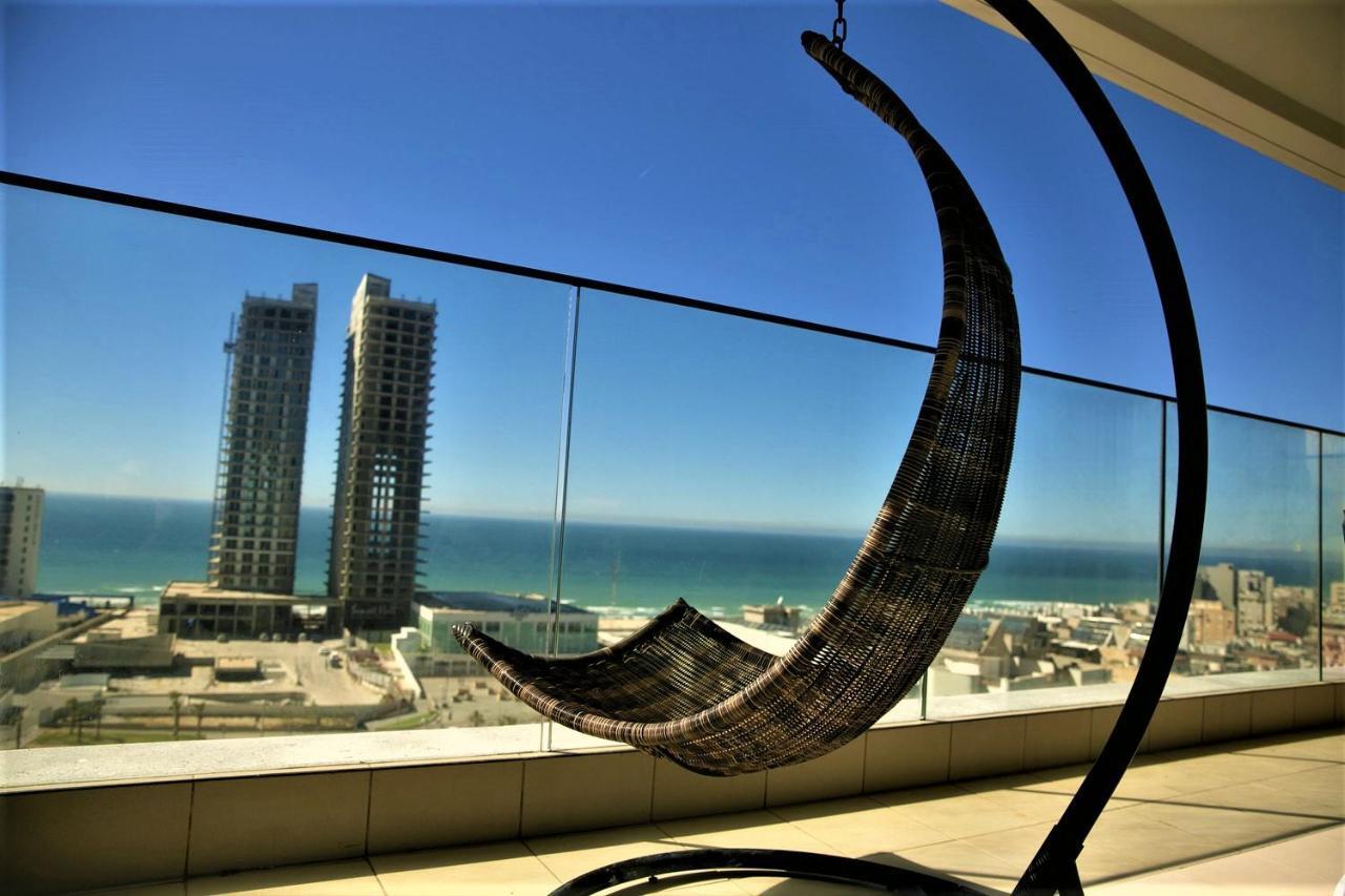 Bat Yam Luxery 5Br Sea View Suite Dış mekan fotoğraf